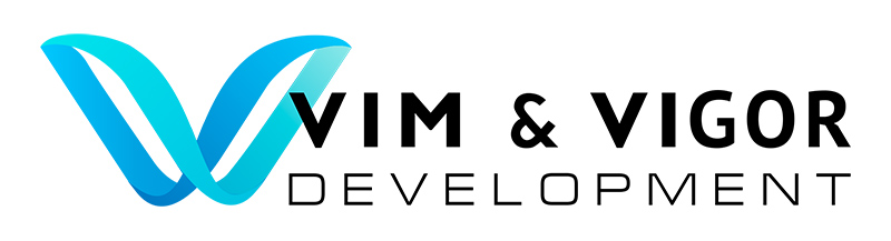 Задача: разработать логотип для американской ИТ-компании Vim & Vigor Development