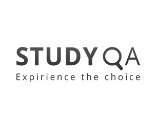 Logo of an international educational startup. Client: Study QA