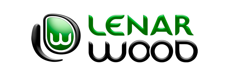 Задача: разработать логотип для компании LENAR WOOD, специализирующейся на поставках промышленного оборудования для обработки дерева и пластмасс