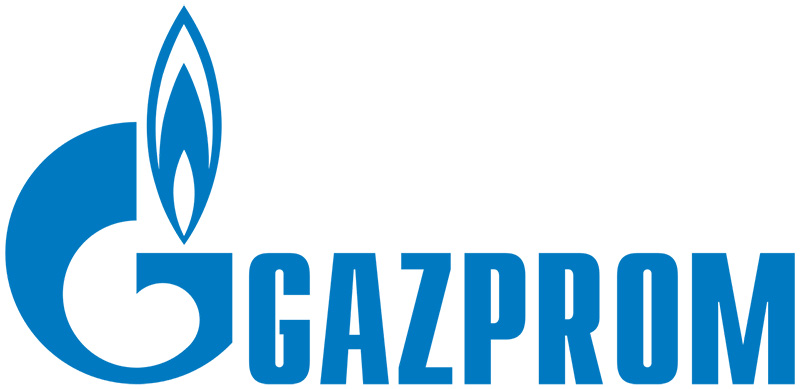 Совмещение латинского символа G и пламени газовой зажигалки дают при совмещении оригинальное представление логотипа компании «Газпром»