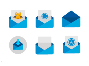 Icon set Mailbox