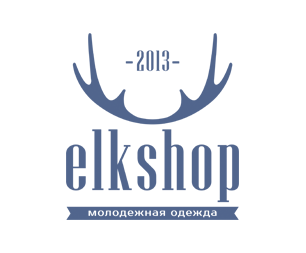 Логотип магазина молодежной одежды. Клиент: ElkShop