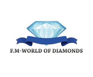 Logotype for jewelry company. Client: F.M-World of Diamonds