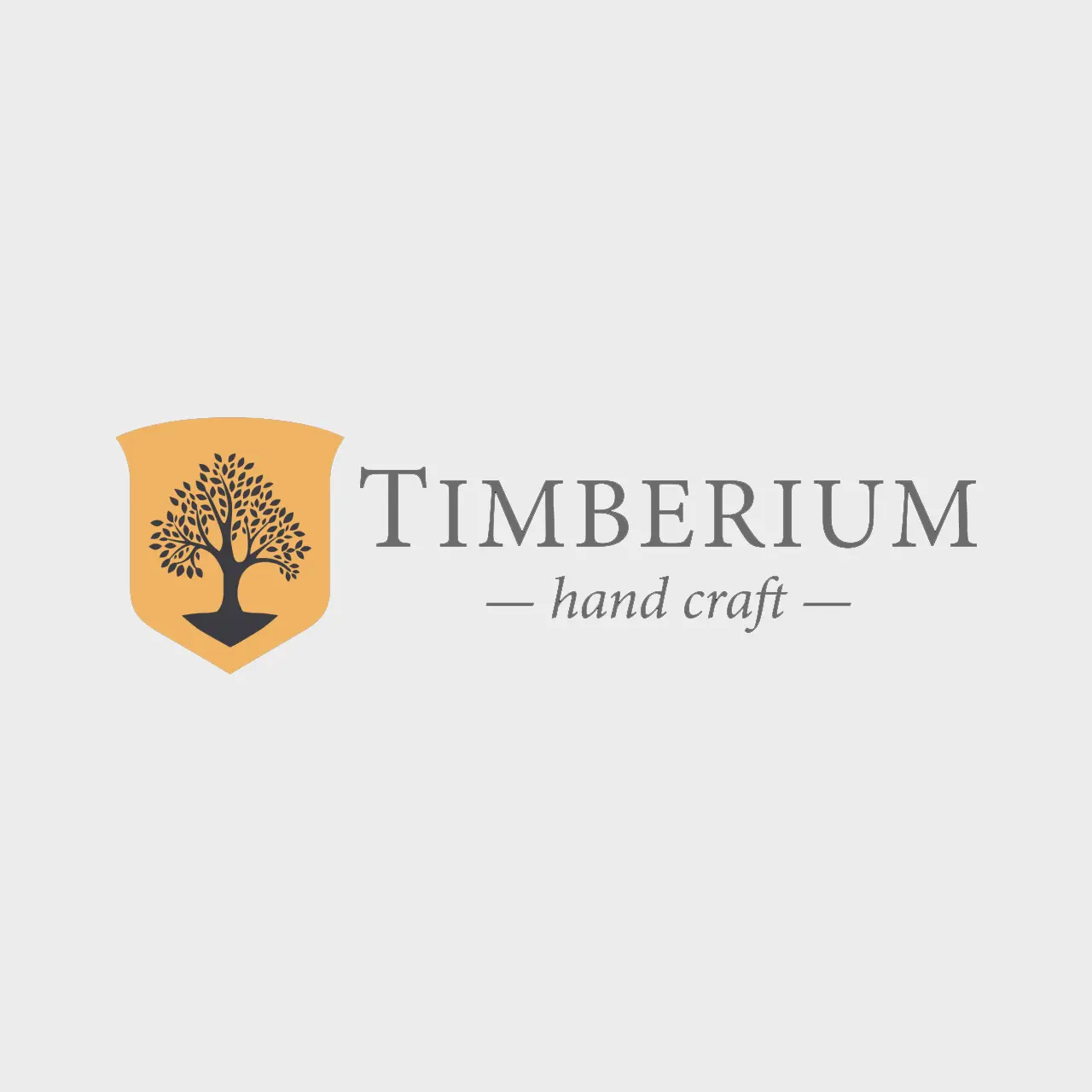 TIMBERIUM - разработка логотипа для мебельной компании (столярной мастерской) в Санкт-Петербурге